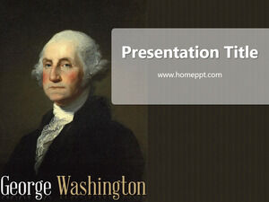 免費喬治華盛頓 PPT 模板