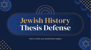 Defensa de Tesis de Historia Judía