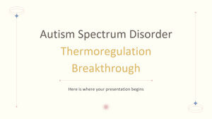 自閉症スペクトラム障害の体温調節のブレークスルー