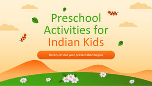 أنشطة ما قبل المدرسة للأطفال الهنود