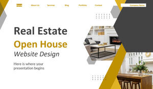 Дизайн веб-сайта «День открытых дверей в сфере недвижимости»