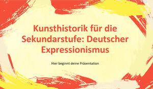 Предмет истории искусства для старшей школы: немецкий экспрессионизм