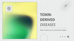 Choroby pochodzenia toksynowego