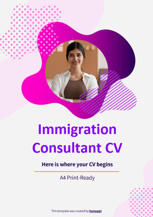 CV konsultanta imigracyjnego
