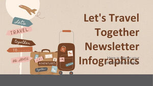 Let's Travel Together Newsletter Infographics