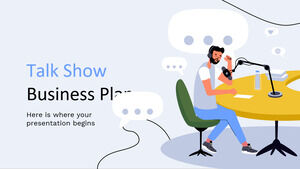 برنامج Talk Show Business Plan