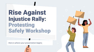 Rise Against Injustice Rally: Oficina de protestos com segurança