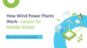 風力発電所の仕組み - 中学校向けレッスン