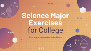 Exerciții majore de știință pentru facultate