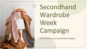 Secondhand Wardrobe Week Campaign