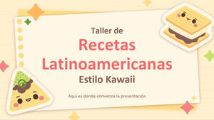 Workshop de Receitas no Estilo Kawaii da América Latina