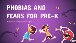 Phobies et peurs pour le pré-K