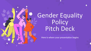 новая тема/гендерное равенство-политика-питч-колода