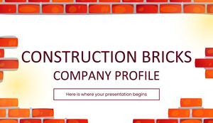 Profilo aziendale dei mattoni da costruzione