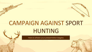 Campagne contre la chasse sportive