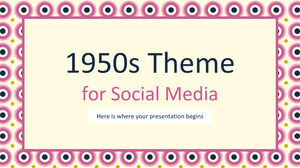 Tema 1950-an untuk Media Sosial