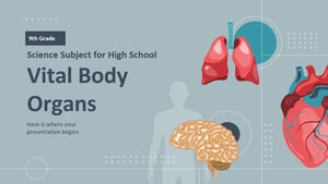 Matière scientifique pour le lycée - 9e année : Organes vitaux du corps