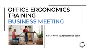 オフィス エルゴノミクス トレーニング ビジネス ミーティング