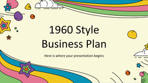 Бизнес-план в стиле 1960 года
