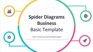 Diagrammes en araignée - Modèle de base pour les entreprises