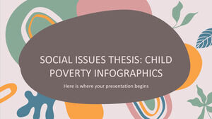 社會問題論文：兒童貧困信息圖表
