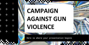 Campanie împotriva violenței cu arme