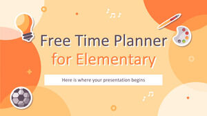 Planificator de timp liber pentru elementare