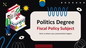 Licenciatura em Política - Disciplina de Política Fiscal