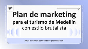 Plano de Marketing Turístico de Medellín Estilo Brutalista