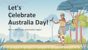讓我們慶祝澳大利亞國慶日！