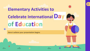 庆祝国际教育日的基本活动