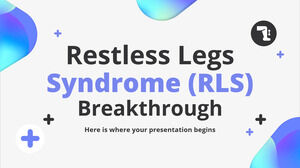 Durchbruch des Restless-Legs-Syndroms (RLS).