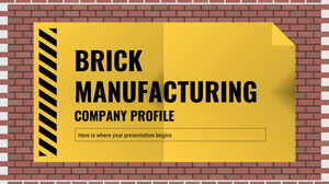 Brick Manufacturing Company Profile