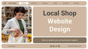 Design site-ul magazinului local