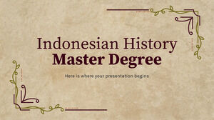 ماجستير التاريخ الإندونيسي