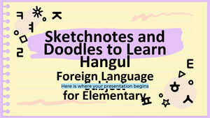 Sketchnotes and Doodles to Learn Hangul - Materia de idioma extranjero para primaria