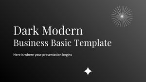 Dark Modern - Plantilla básica de negocios