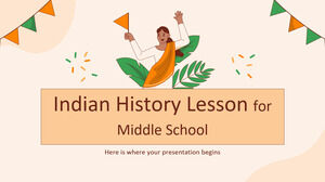 درس التاريخ الهندي للمدرسة المتوسطة