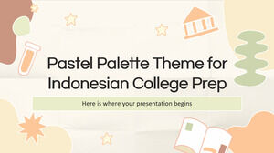 Tema Palet Pastel untuk Persiapan Perguruan Tinggi Indonesia
