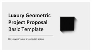 Luxury Geometric - Templat Dasar Proposal Proyek