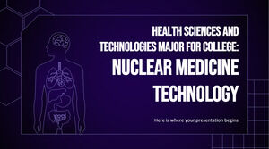 건강 과학 및 기술 대학 전공: 핵의학 기술