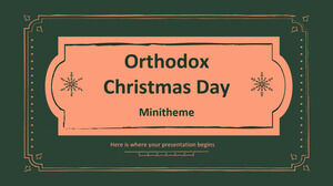 Minitema do Dia de Natal Ortodoxo