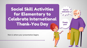 Activități de abilități sociale pentru elementare pentru a sărbători Ziua internațională de mulțumire