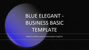 Blue Elegant - Базовый бизнес-шаблон