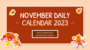Calendarul zilnic de noiembrie 2023