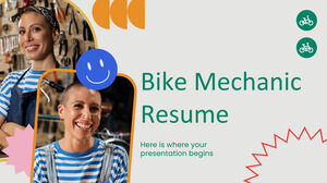 CV mecanic biciclete