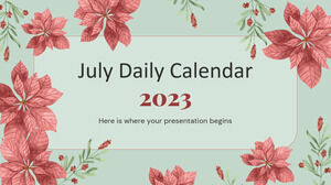 Calendario giornaliero di luglio 2023