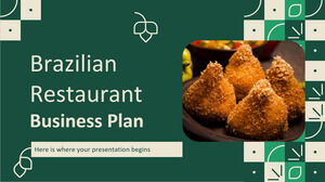 Plan d'affaires du restaurant brésilien