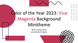2023年のカラー: Viva Magenta - 背景ミニテーマ