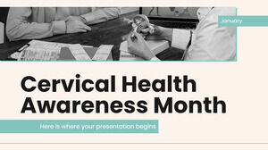 Mês de Conscientização sobre a Saúde Cervical
